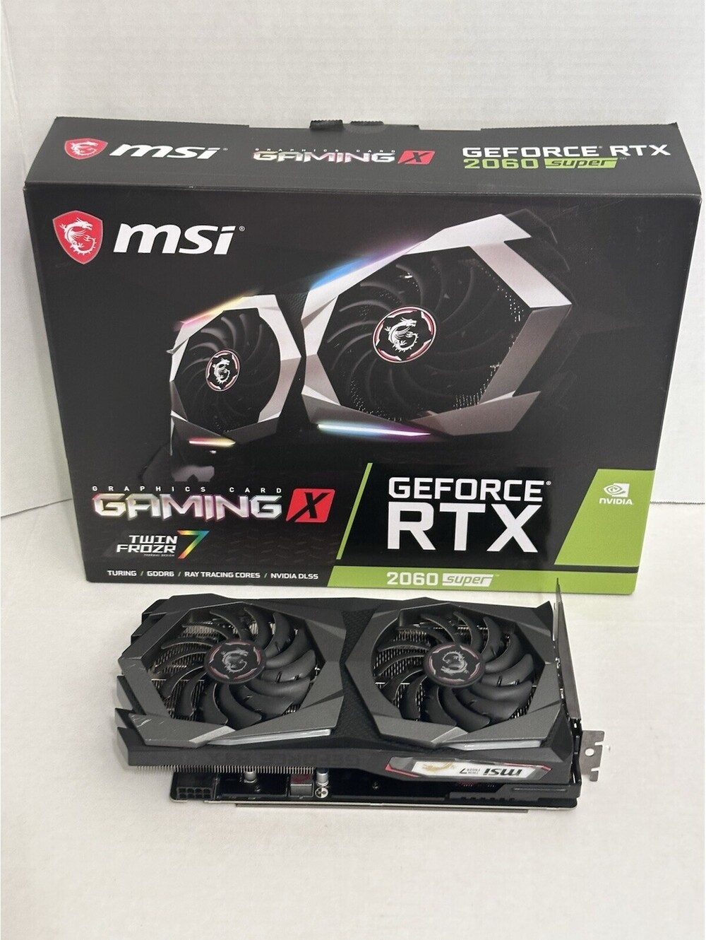 MSI GeForce RTX 2060 GAMING Z 6GB VRAM TWIN FROZR 7 w/ Box *TESTED*